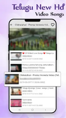 Telugu Songs Telugu Video Te android App screenshot 0