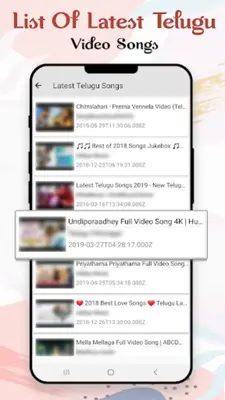 Telugu Songs Telugu Video Te android App screenshot 3